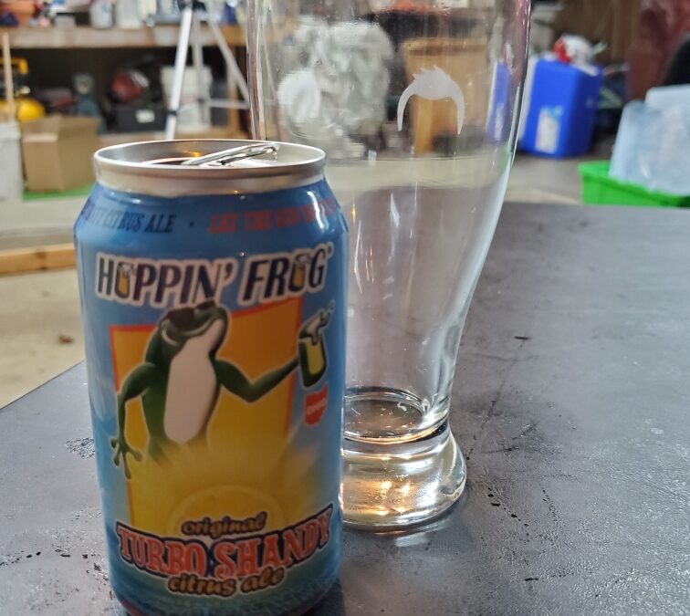 Hoppin’ Frog Turbo Shandy Citrus Ale